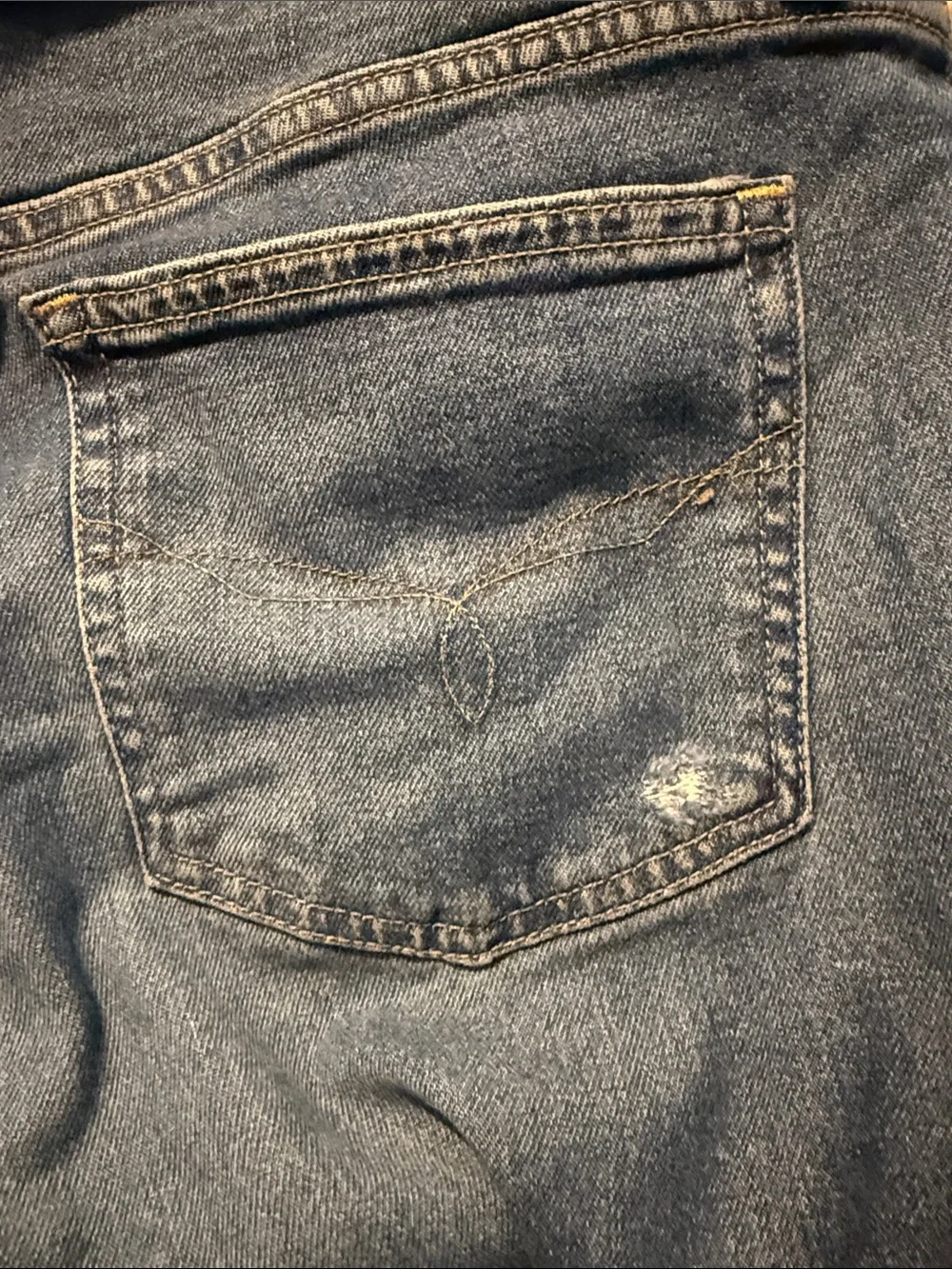 Lauren Ralph Lauren Women's Blue Patchwork Boot Cut Jeans Size 12 - Picture 7 of 7